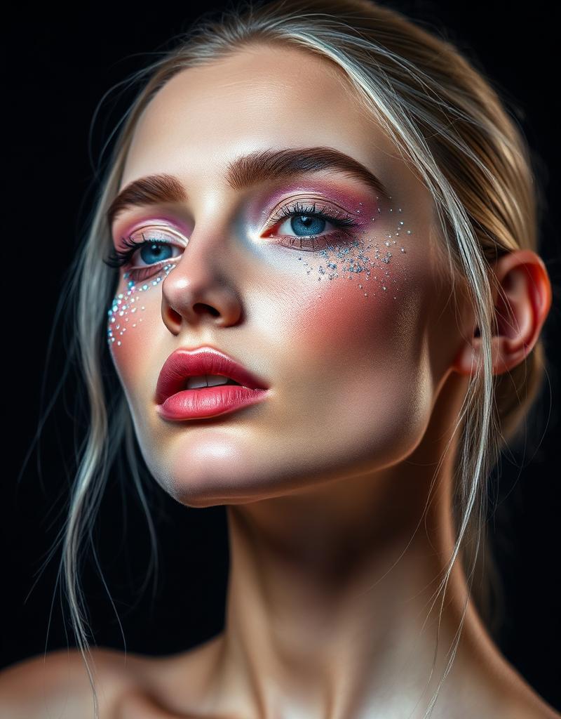 Events face glitter